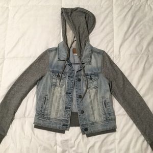 American Eagle Jean Sweater Jacket